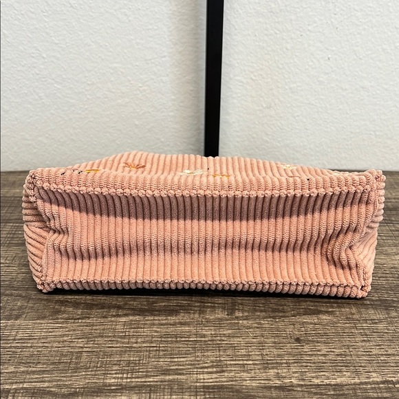 ✨Embroidered Mauve Corduroy Clutch/Make-up Bag 🌼 - Picture 5 of 9